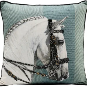 Hot KARE Design Cushion Show Horse Head 45x45cm