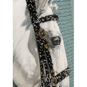 Hot KARE Design Cushion Show Horse Head 45x45cm