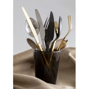 Fashion KARE Design Cutlery Gloria Matt Black (16/part)
