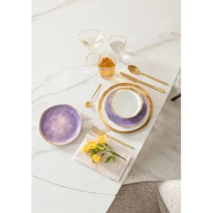 Sale KARE Design Cutlery Gloria Matt Gold (16/part)