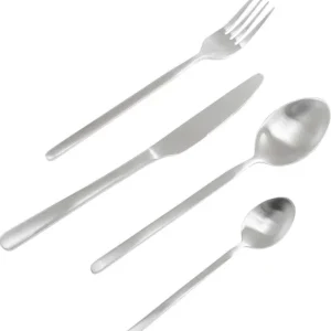 New KARE Design Cutlery Gloria Matt Silver (16/part)