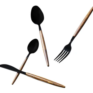 Discount KARE Design Cutlery Paris Black Matt (16/part)