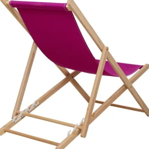 Fashion KARE Design Deckchair Easy Summer Pink