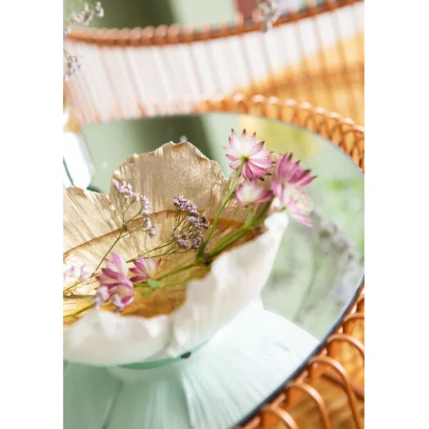 deco_bowl_flower_bloom_cr_2.webp Clearance KARE Design Deco Bowl Flower Bloom Cream Gold Ø20cm