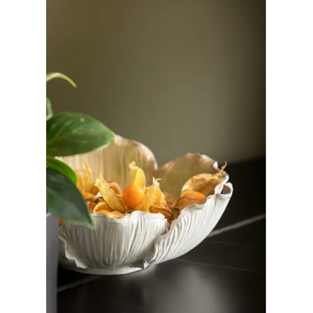 deco_bowl_flower_bloom_cr_3.webp Clearance KARE Design Deco Bowl Flower Bloom Cream Gold Ø20cm