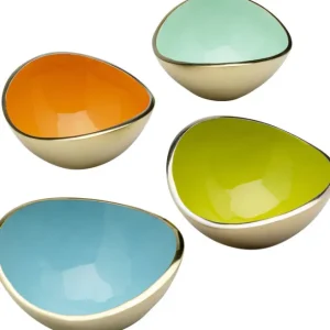 Hot KARE Design Deco Bowl Samba Colore Plain (4/Set)