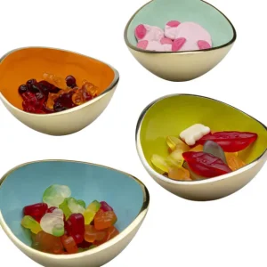 Hot KARE Design Deco Bowl Samba Colore Plain (4/Set)