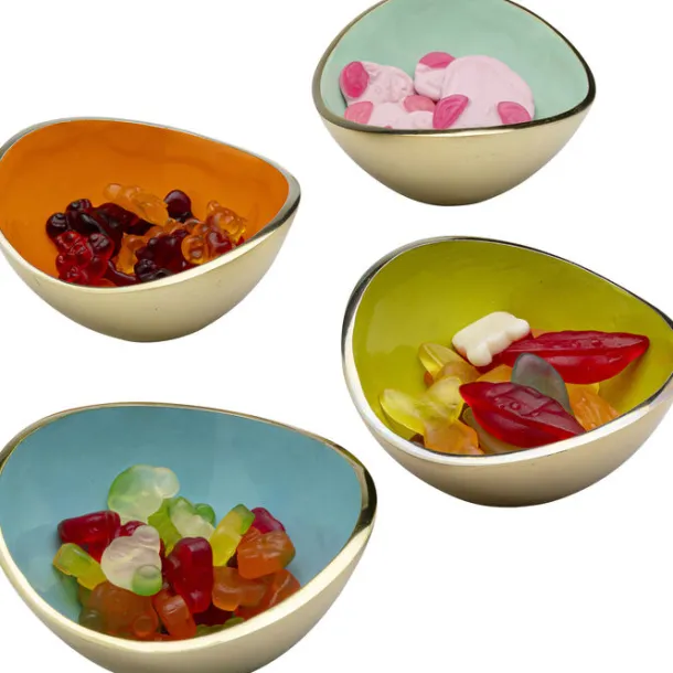 Hot KARE Design Deco Bowl Samba Colore Plain (4/Set)