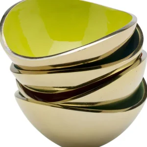 Hot KARE Design Deco Bowl Samba Colore Plain (4/Set)