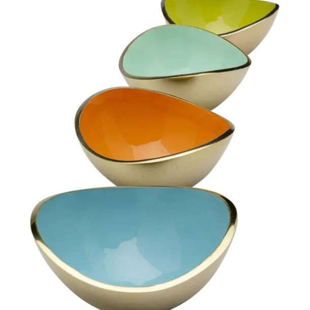 Hot KARE Design Deco Bowl Samba Colore Plain (4/Set)