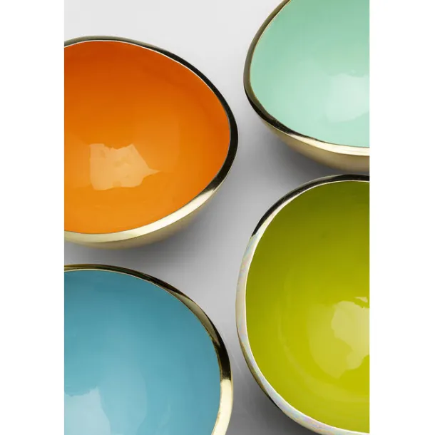 Hot KARE Design Deco Bowl Samba Colore Plain (4/Set)