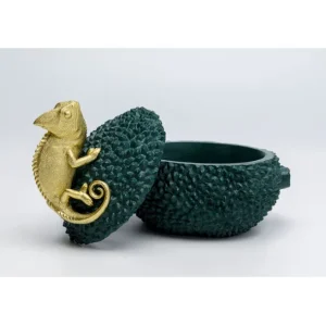 Hot KARE Design Deco Box Jackfruit Chameleon 20cm