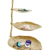 Outlet KARE Design Deco Etagere Leaf Gold