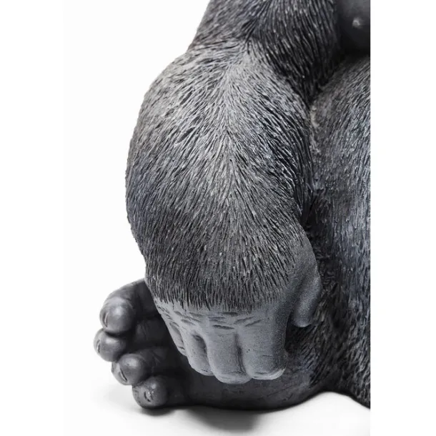deco_figur_monkey_gorilla_4.webp Fashion KARE Design Deco Figur Monkey Gorilla Side Medium Black