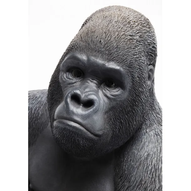 deco_figur_monkey_gorilla_5.webp Fashion KARE Design Deco Figur Monkey Gorilla Side Medium Black