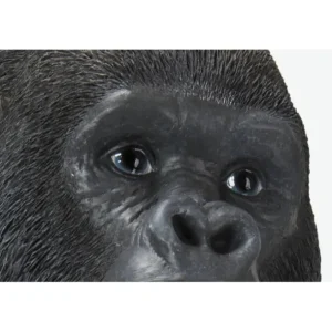 Fashion KARE Design Deco Figur Monkey Gorilla Side Medium Black