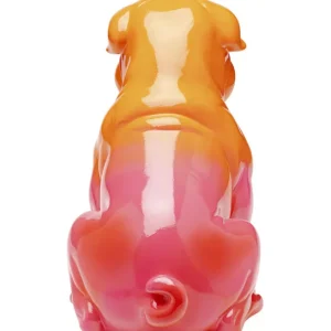 Fashion KARE Design Deco Figure Fashion Dog Pink 37cm