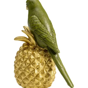 Fashion KARE Design Deco Figurine Ananas Parrot 14cm