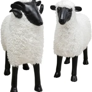 Hot KARE Design Deco Figurine Bathilde Ram White 78cm