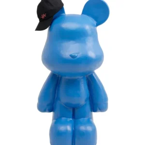 Online KARE Design Deco Figurine Bear Blue 101cm