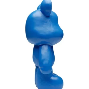 Hot KARE Design Deco Figurine Bear Blue 51cm