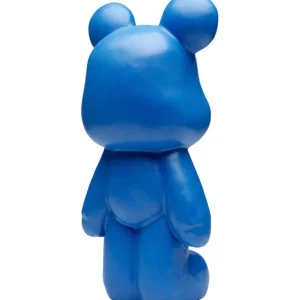 Hot KARE Design Deco Figurine Bear Blue 51cm