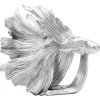 Outlet KARE Design Deco Figurine Betta Fish Silver Small