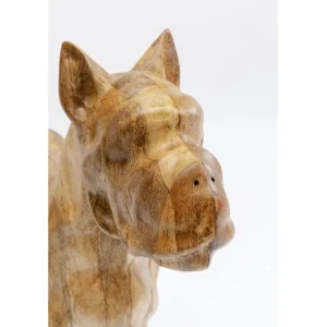 Best KARE Design Deco Figurine Bulldog Wood 70x78cm