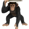 Sale KARE Design Deco Figurine Butler Playing Chimp Black 52cm