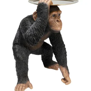 Sale KARE Design Deco Figurine Butler Playing Chimp Black 52cm