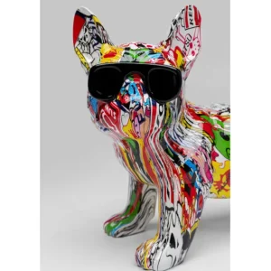 Best KARE Design Deco Figurine Comic Dog Glasses 25cm