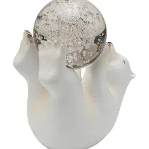 Hot KARE Design Deco Figurine Disco Polar Bear 26cm