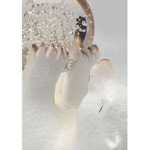Hot KARE Design Deco Figurine Disco Polar Bear 26cm