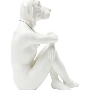 New KARE Design Deco Figurine Dog Marc White