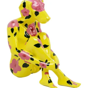 Fashion KARE Design Deco Figurine Dog Marc Yellow 80cm