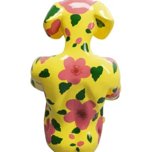 Fashion KARE Design Deco Figurine Dog Marc Yellow 80cm
