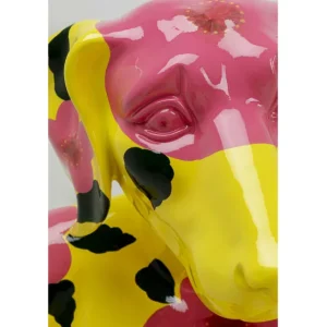 Fashion KARE Design Deco Figurine Dog Marc Yellow 80cm