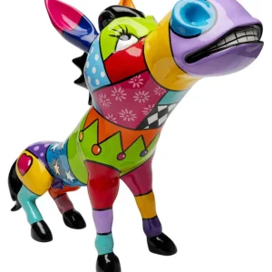 Fashion KARE Design Deco Figurine Donkey Patchwork 54cm
