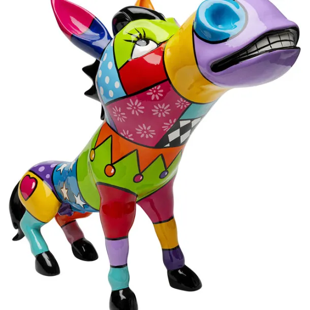 deco_figurine_donkey_patc_0.webp Fashion KARE Design Deco Figurine Donkey Patchwork 54cm