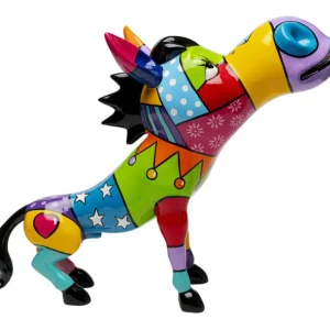 Fashion KARE Design Deco Figurine Donkey Patchwork 54cm