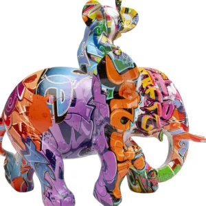 Fashion KARE Design Deco Figurine Elefant Dumbo Uno Graffiti