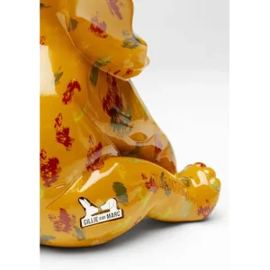 New KARE Design Deco Figurine Elephant Dots Yellow 18cm