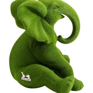 Sale KARE Design Deco Figurine Elephant Flock Green 18cm