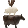 Hot KARE Design Deco Figurine Farm Animals 34cm