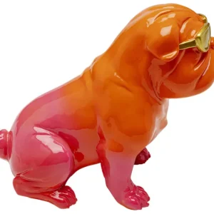 Sale KARE Design Deco Figurine Fashion Dog Orange 17cm