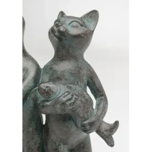 Sale KARE Design Deco Figurine Fisher Cats 28x12cm