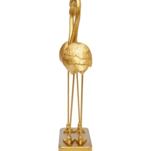 Hot KARE Design Deco Figurine Flamingo Love Gold 39cm
