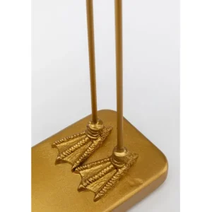 Hot KARE Design Deco Figurine Flamingo Love Gold 39cm