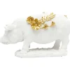 Outlet KARE Design Deco Figurine Flower Pig White 21cm