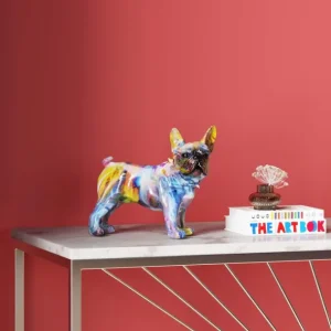 Outlet KARE Design Deco Figurine Frenchie Colorful 24cm